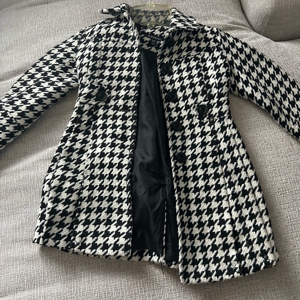 George Monochrome Houndstooth Jacket